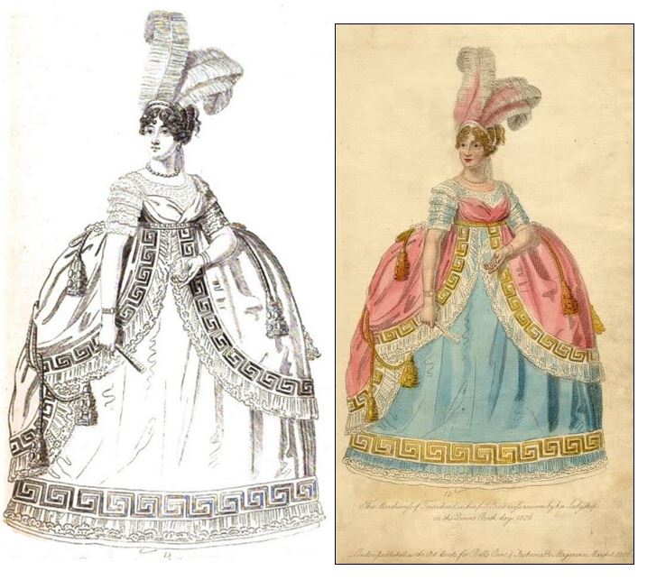 The Regency Court Gown: Regency Fashion ...